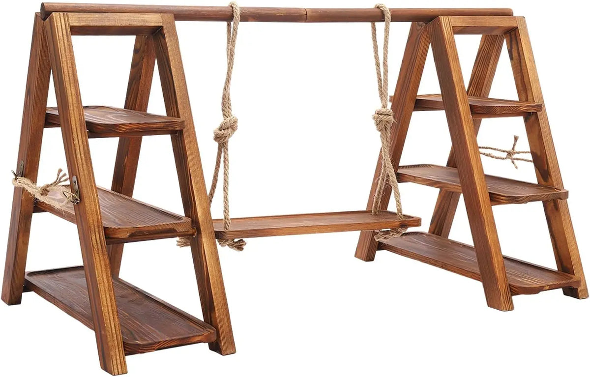 Présentoir à gâteaux en bois — trois niveaux - Nesty (vue 7)