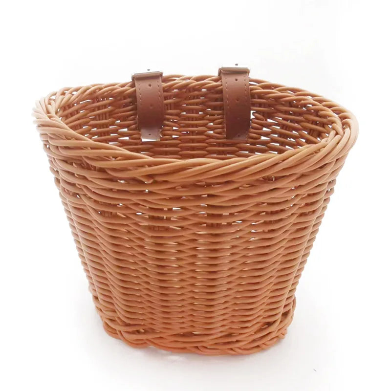Panier de rangement tressé effet rotin, plastique multi-usages (vue 14) - Nesty