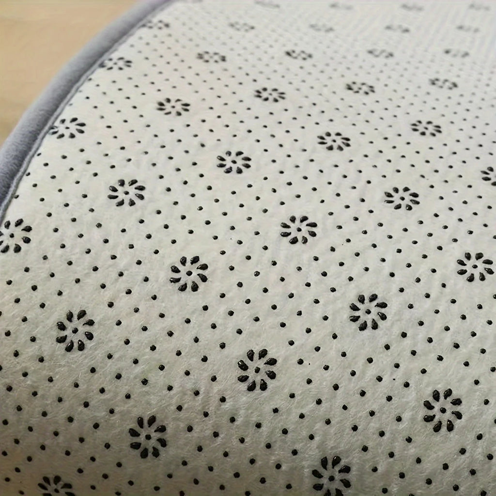 Tapis de bain en flanelle — forme en L, pour tour de baignoire - Nesty (vue 2)