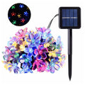 Guirlande solaire fleurs violettes Nesty - Lumière LED pour le jardin (vue 7)
