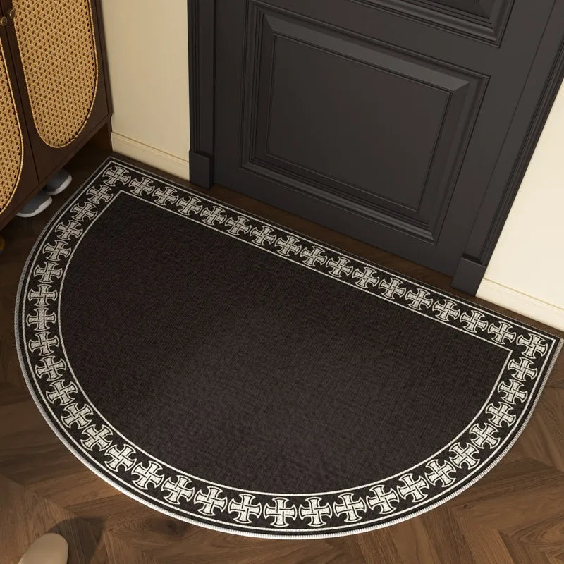 Tapis d'entrée à motif semi-circulaire Nesty - Dos PVC (vue 9)