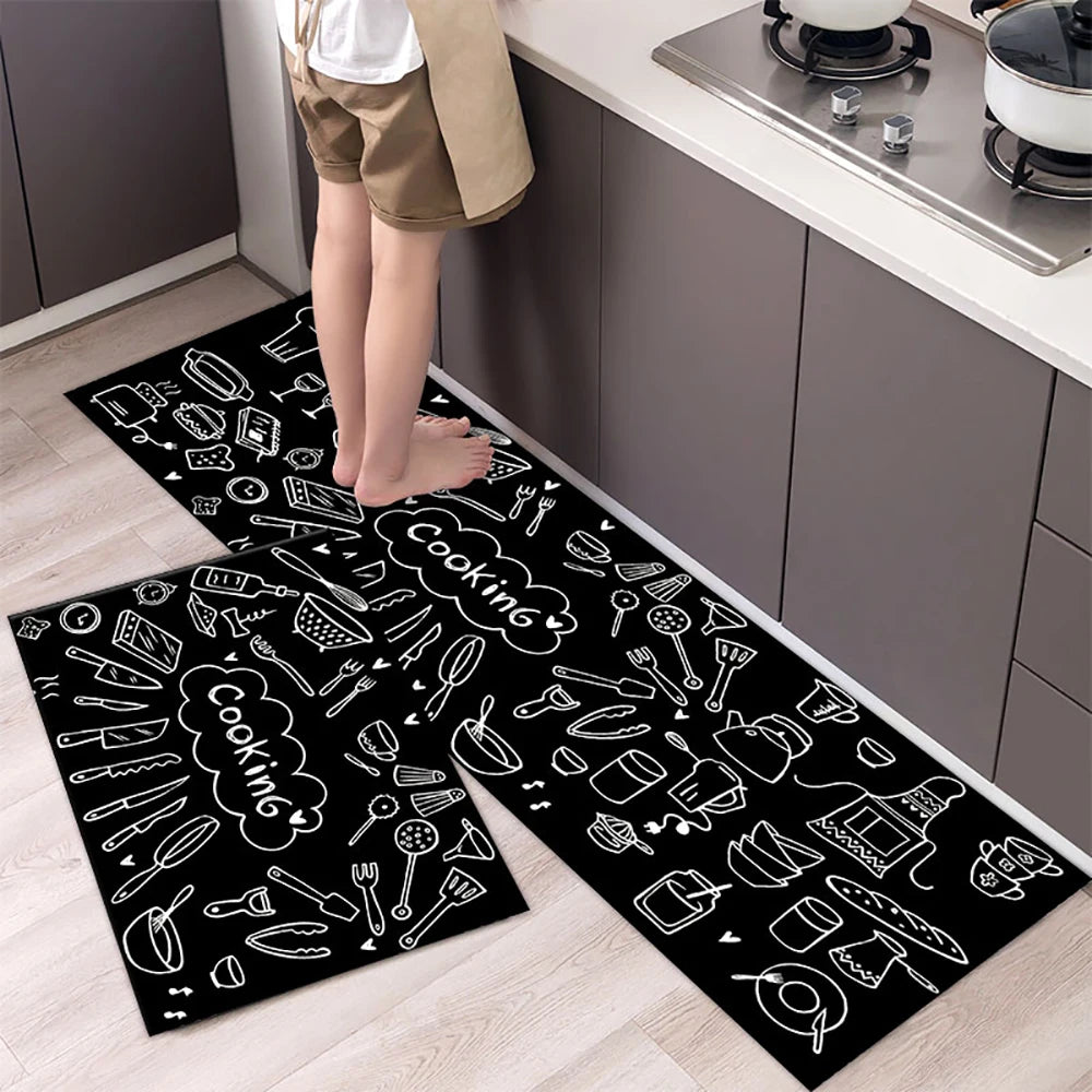 Tapis de chevet long en acrylique Nesty - Uni et absorbant (vue 15)