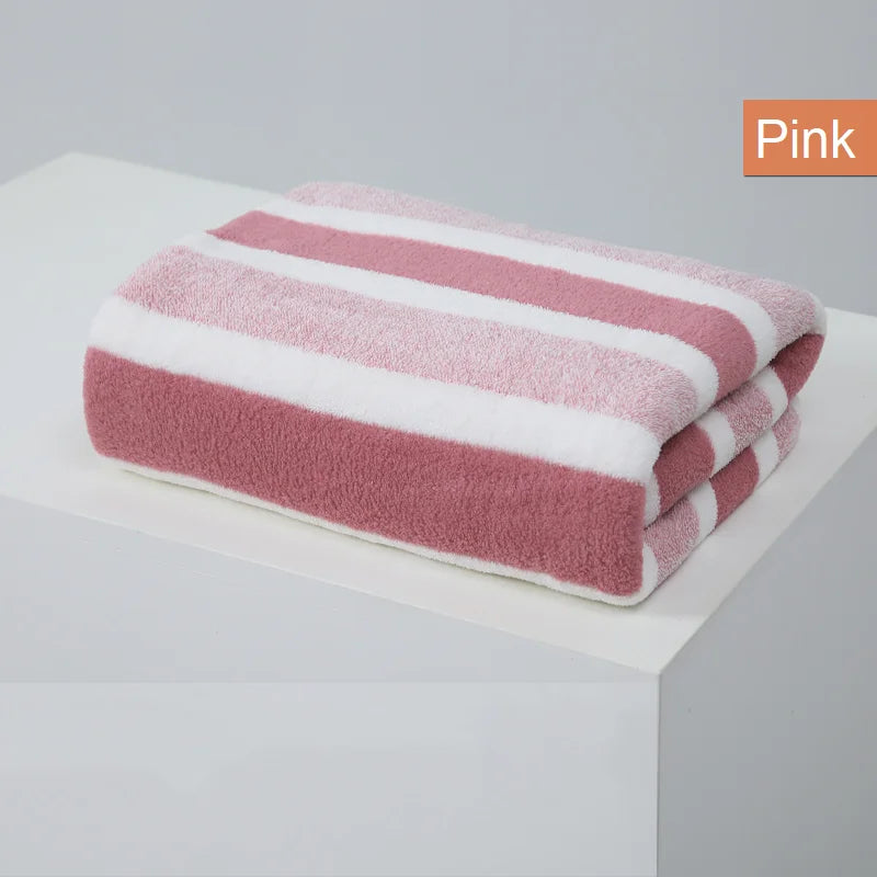 Serviette de bain épaisse en coton polyester — douce et absorbante - Nesty (vue 7)