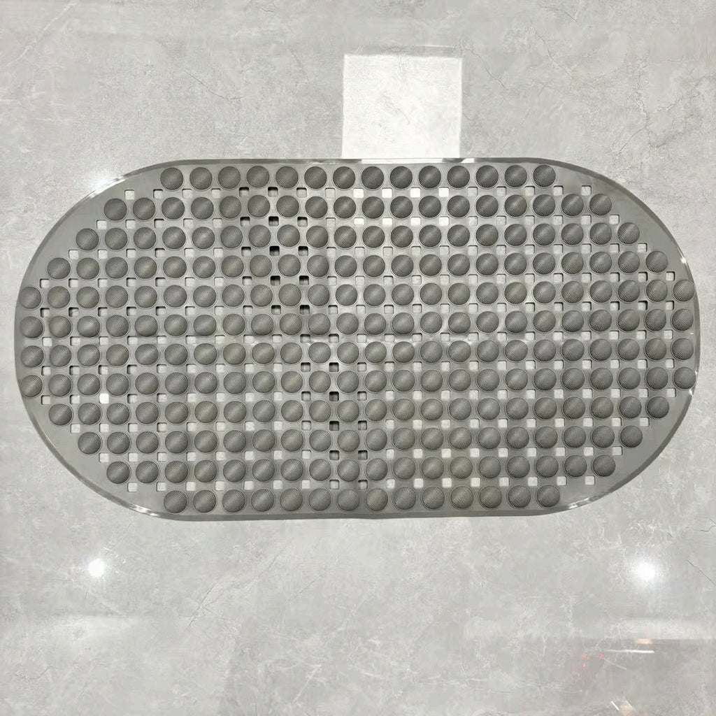 Tapis de baignoire ovale à ventouses — texture antidérapante - Nesty (vue 10)