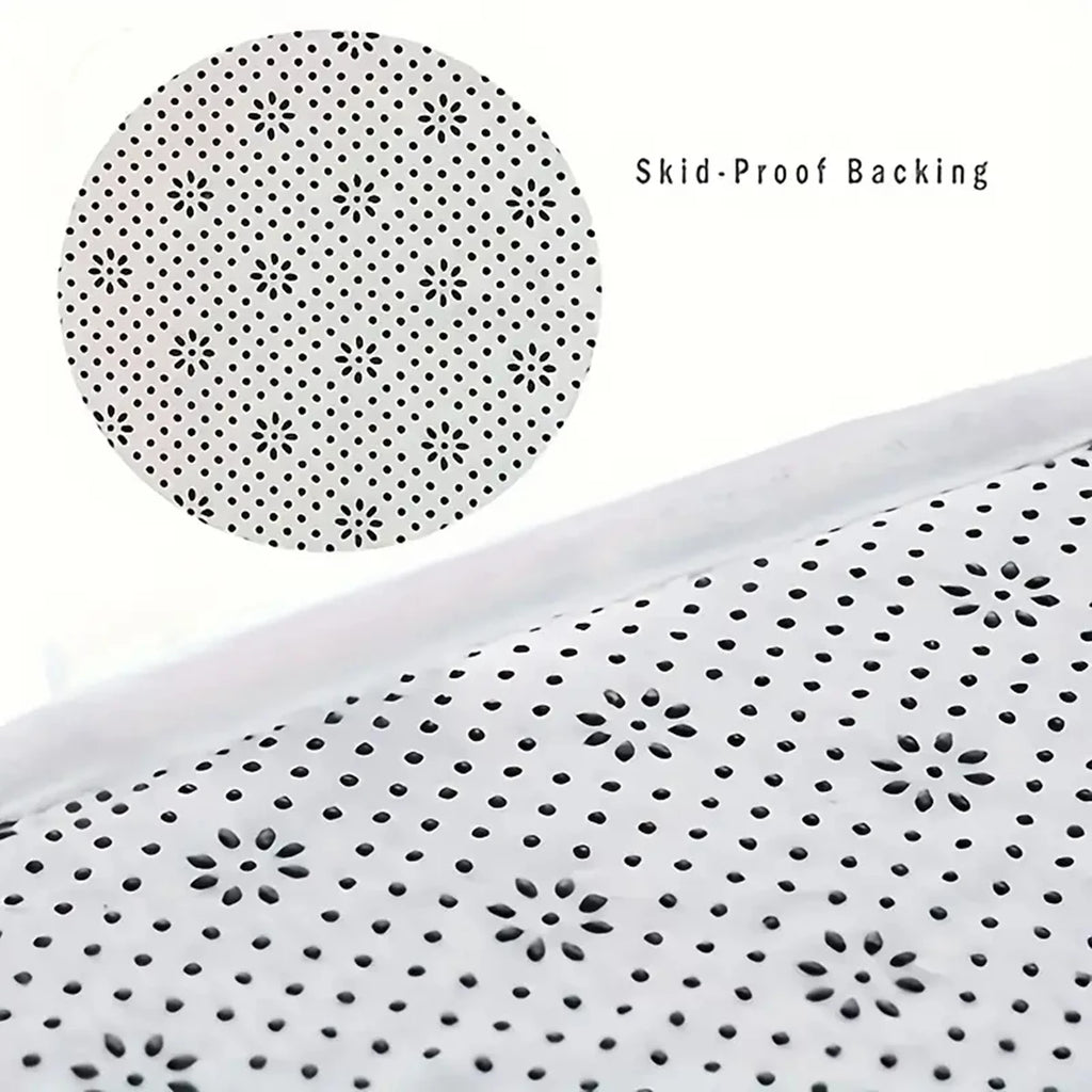 Tapis de bain absorbant Nesty - Gros plan sur l'envers antidérapant