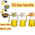 Flacon vaporisateur et verseur d'huile en verre, 500 ml (vue 7) - Nesty