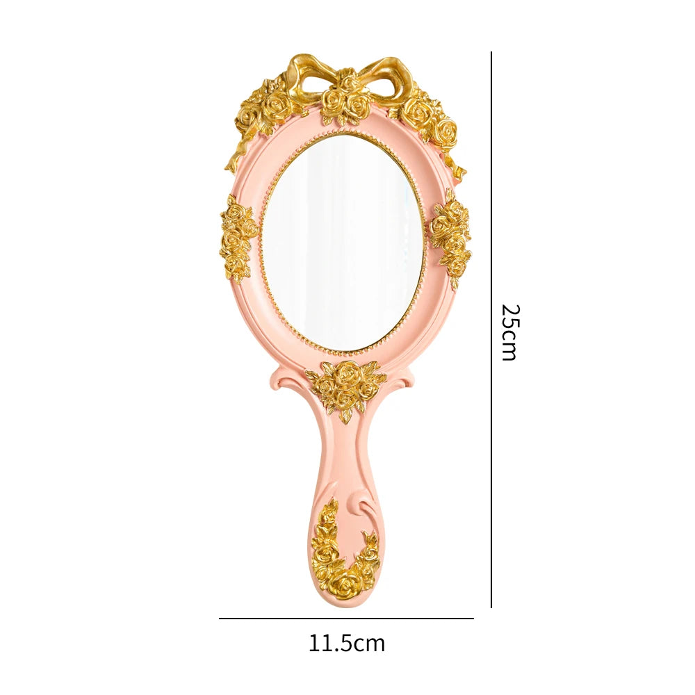 Miroir à main baroque en résine — style rétro (vue 10) - Nesty