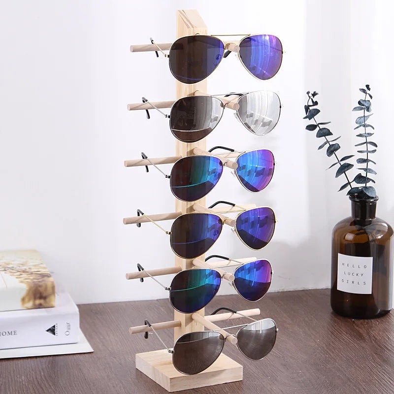 Présentoir à lunettes en bois — plusieurs niveaux (vue 10) - Nesty