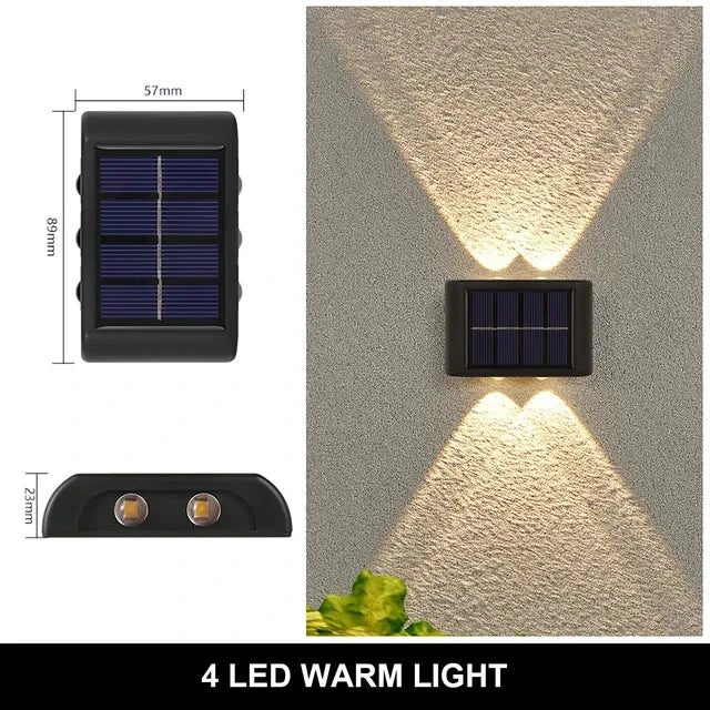 Applique solaire d'extérieur Nesty - Éclairage étanche haut et bas (vue 9)
