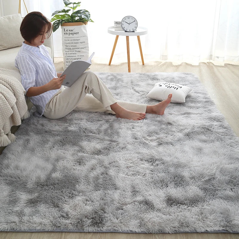 Tapis moelleux à motif géométrique Nesty - Style nordique (vue 17)