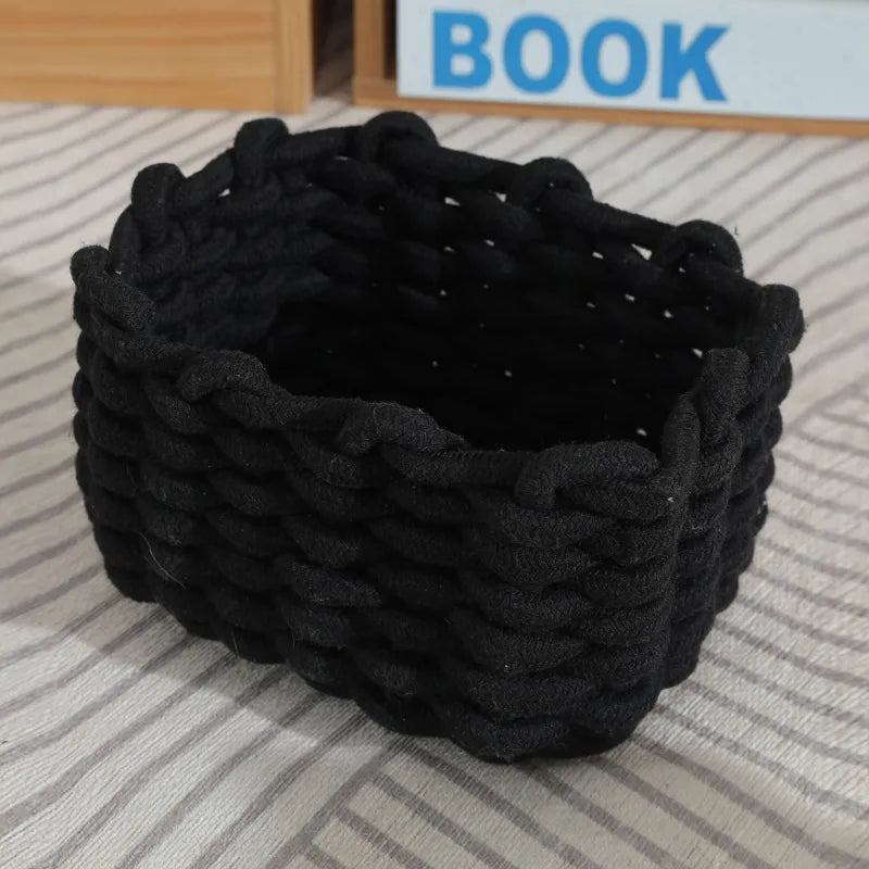 Panier de rangement en corde tressée, fibre naturelle - Nesty (vue 10)