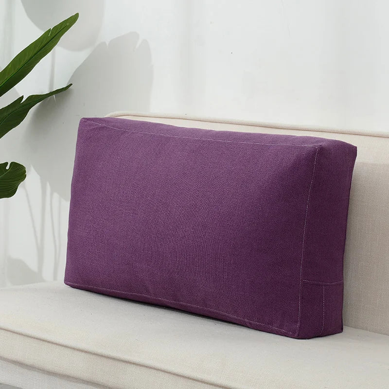 Housse de coussin de dossier en lin Nesty - Sans garnissage, tête de lit (vue 17)