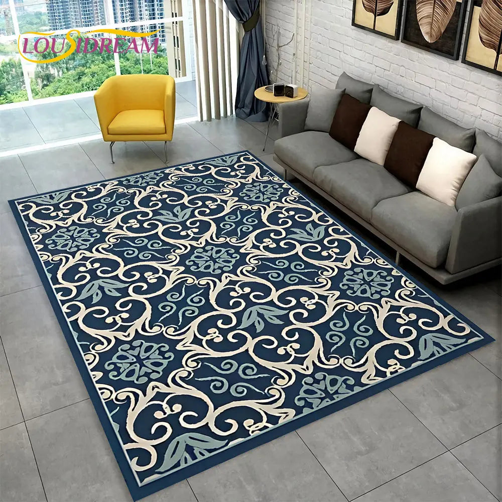 Tapis bohème multicolore pour salon et chambre - Nesty (vue 5)