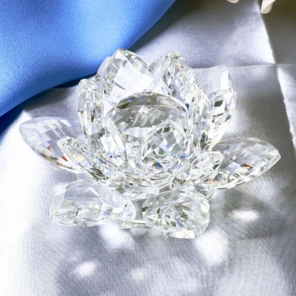 Fleur de lotus en cristal Nesty - Objet feng shui pour une décoration apaisante (vue 11)