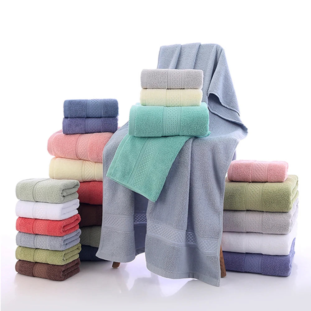 Serviette de bain en coton uni — style hôtel - Nesty (vue 3)