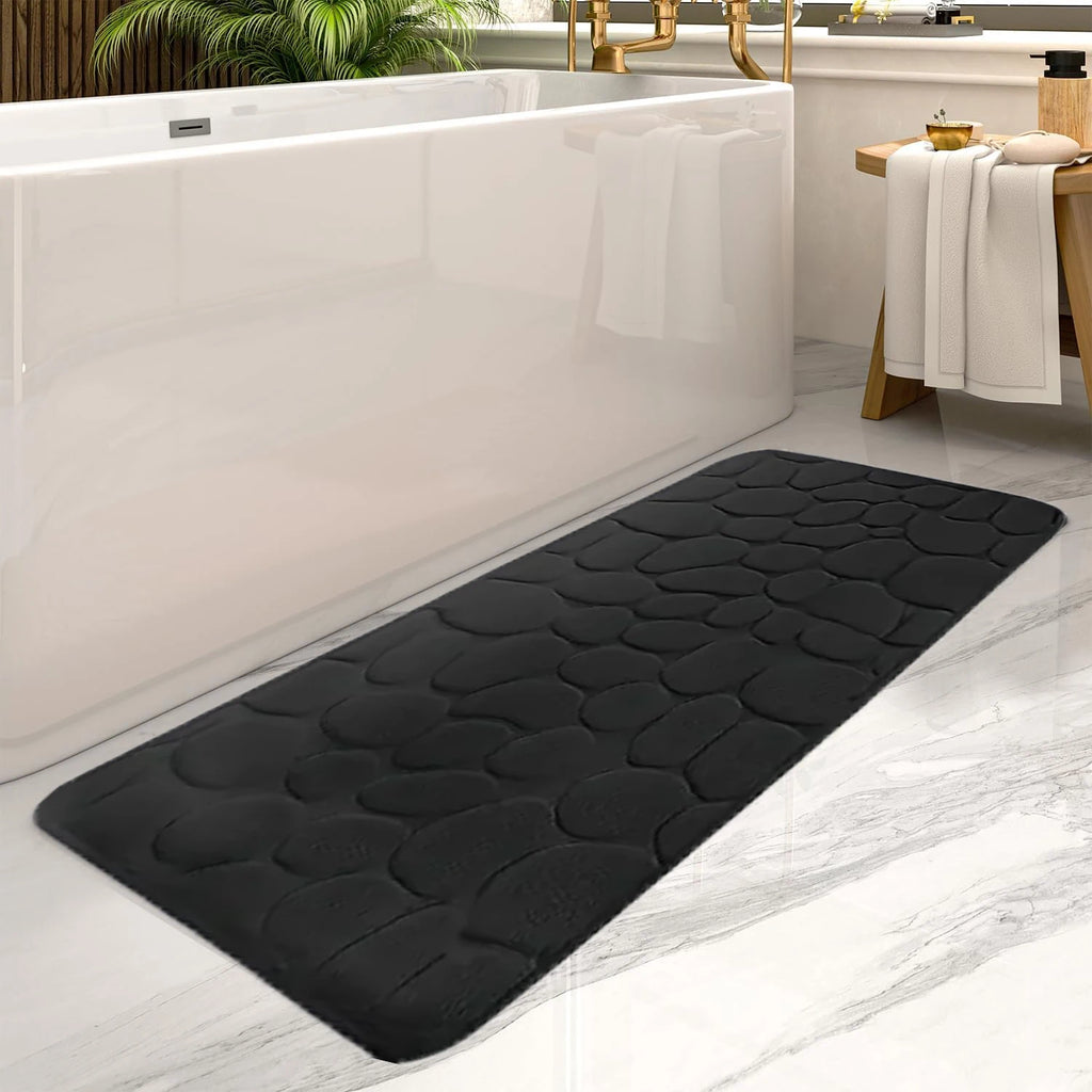Tapis de bain long en microfibre — antidérapant, grand format - Nesty (vue 9)