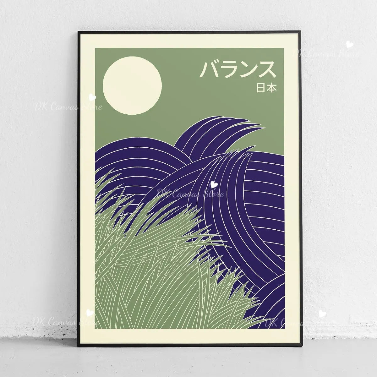 Toile imprimée Mont Fuji abstrait Nesty - Art mural japandi (vue 13)