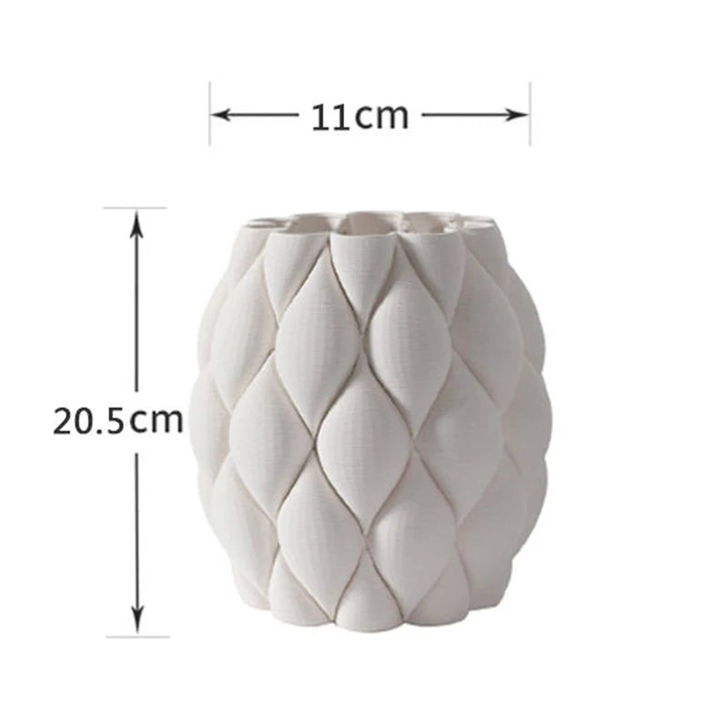 Vase en poterie — pour fleurs séchées ou culture hydroponique (vue 7) - Nesty