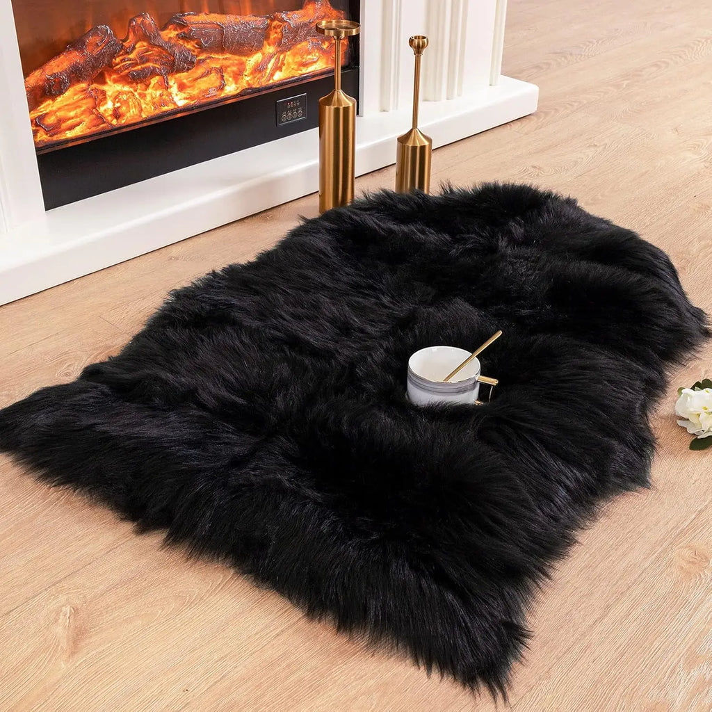 Tapis en fausse fourrure moelleuse Nesty - 60x90 cm (vue 9)