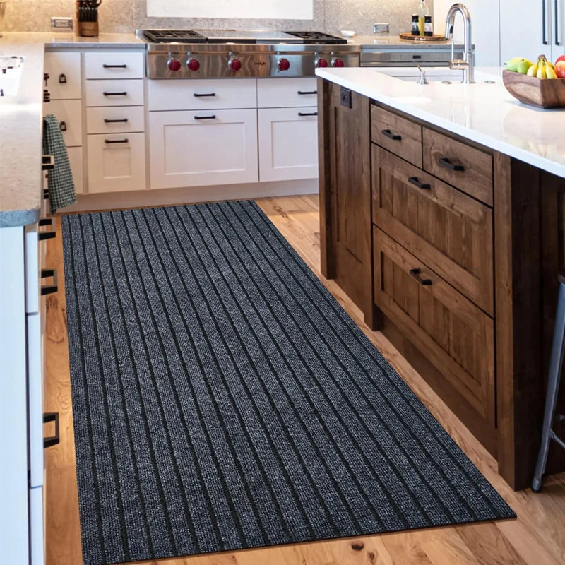 Tapis long à rayures — cuisine et entrée (vue 9) - Nesty