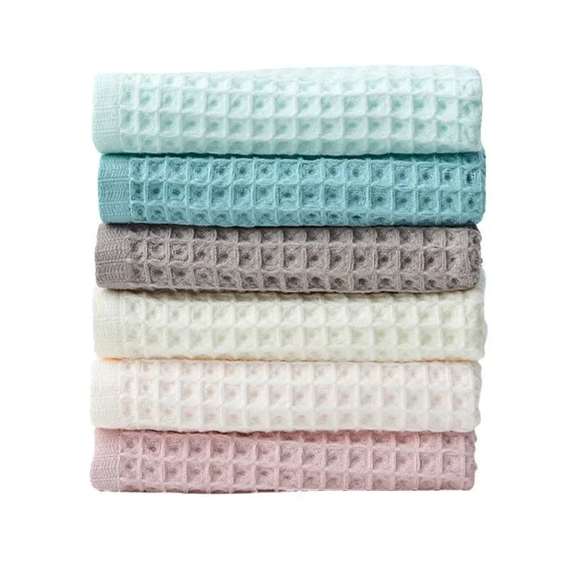 Serviette de bain en coton nid d'abeille — pour adultes et enfants - Nesty (vue 3)