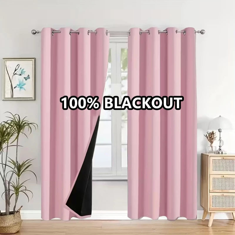 Rideaux occultants — lot de 2 pour chambre et salon - Nesty (vue 6)
