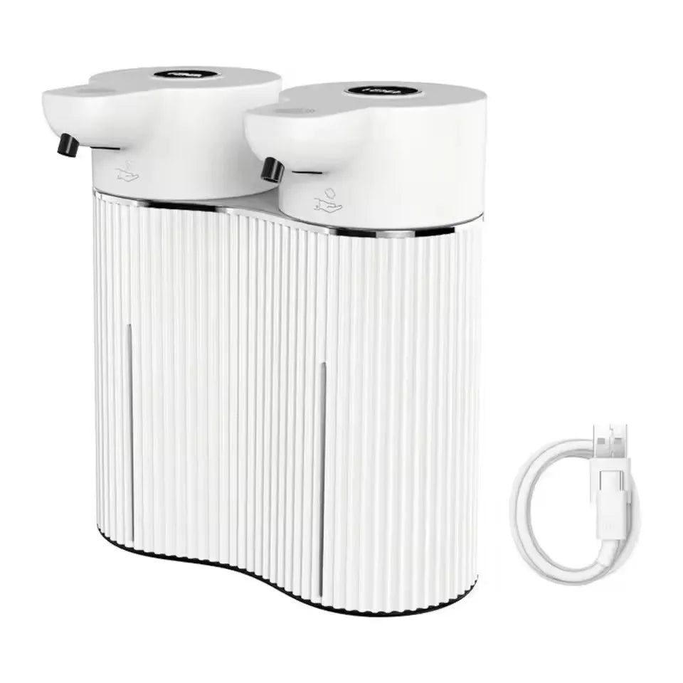 Distributeur de savon automatique sans contact, double tête (vue 7) - Nesty