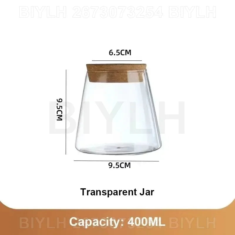 Vase en verre pour hydroponie — avec plateau - Nesty (vue 16)