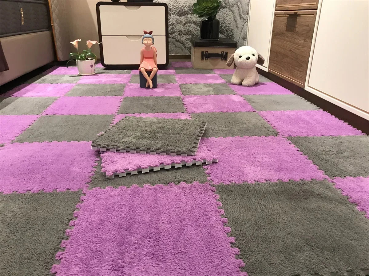 Tapis puzzle moelleux pour enfant — dalles à assembler - Nesty (vue 22)