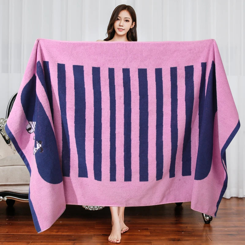 Serviette de bain épaisse en coton — absorbante et à séchage rapide - Nesty (vue 9)