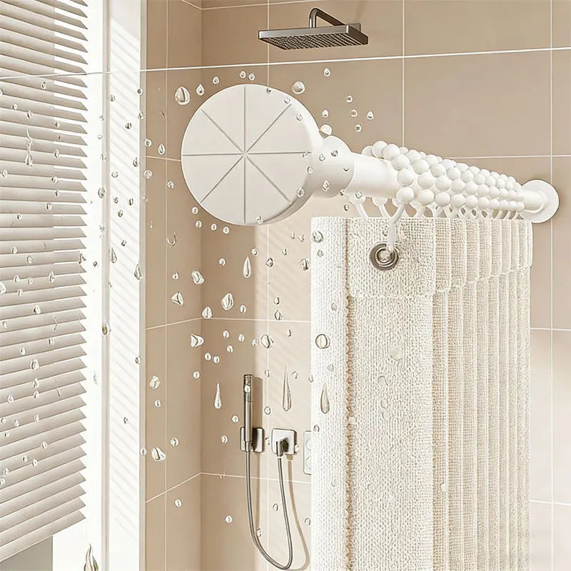 Rideau de douche pliable aimanté — cloison sans perçage - Nesty (vue 5)
