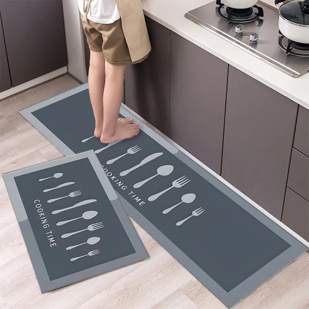 Tapis de chevet long en acrylique Nesty - Uni et absorbant (vue 17)