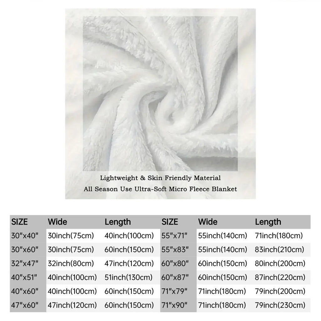 Plaid en peluche motif mandala Nesty - Texture du tissu polaire moelleux, tableau des tailles disponibles