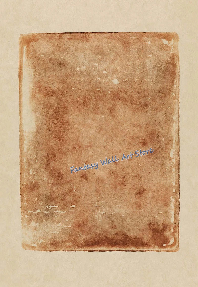 Toile imprimée abstraite terreuse Nesty - Art mural wabi-sabi (vue 10)