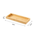 Plateau rectangulaire en bois — thé et service (vue 7) - Nesty