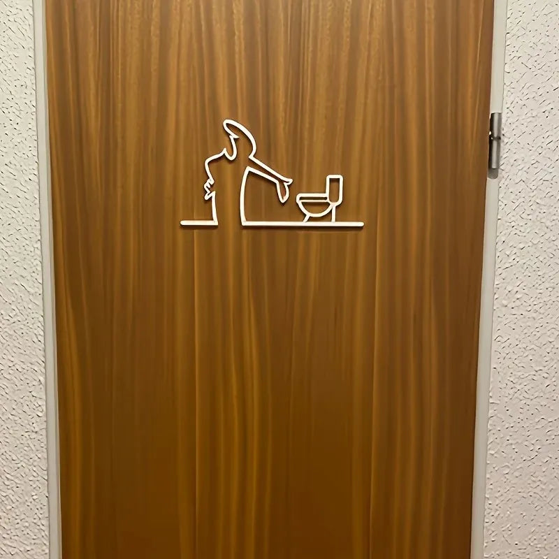 Plaque murale en métal Nesty - Cadre noir pour salle de bain (vue 5)