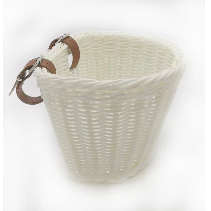 Panier de rangement tressé effet rotin, plastique multi-usages (vue 9) - Nesty