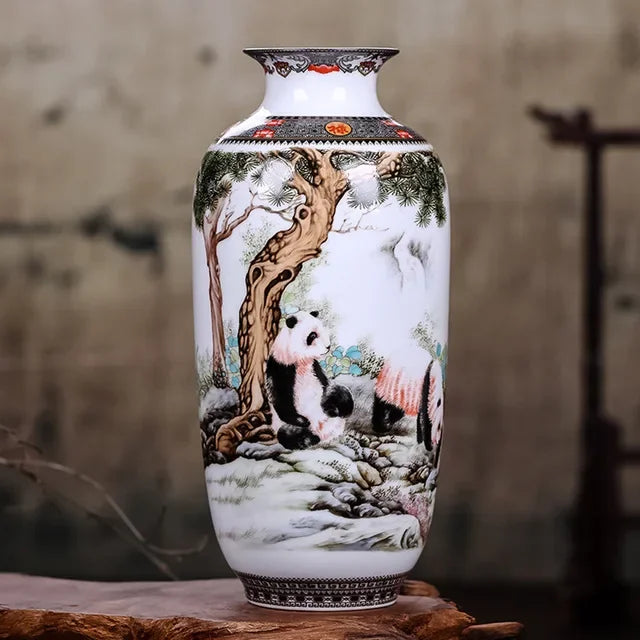Vase en céramique de Jingdezhen — surface lisse traditionnelle (vue 9) - Nesty