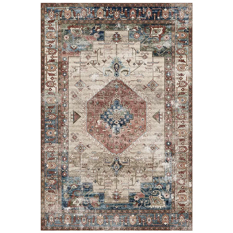 Tapis bohème rétro Nesty - Motif géométrique (vue 8)