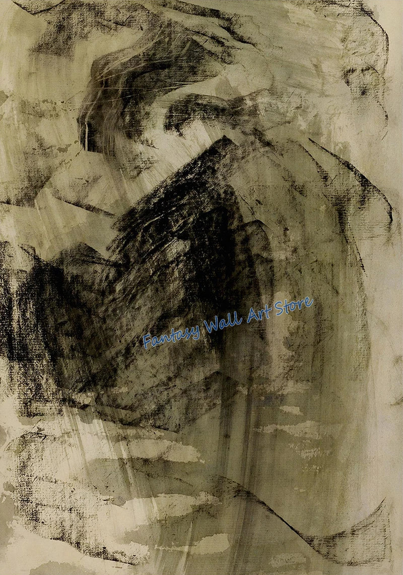 Toile imprimée abstraite terreuse — art mural wabi-sabi - Nesty (vue 25)