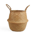 Corbeille suspendue en paille tressée, cache-pot pour plantes - Nesty (vue 1)
