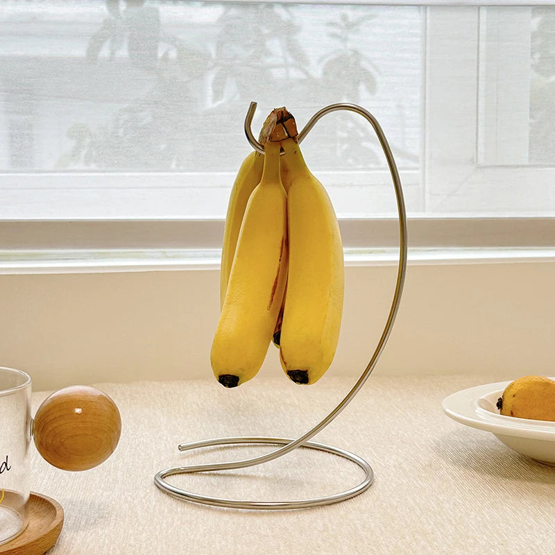 Support à bananes suspendu en inox, gain de place cuisine - Nesty (vue 5)