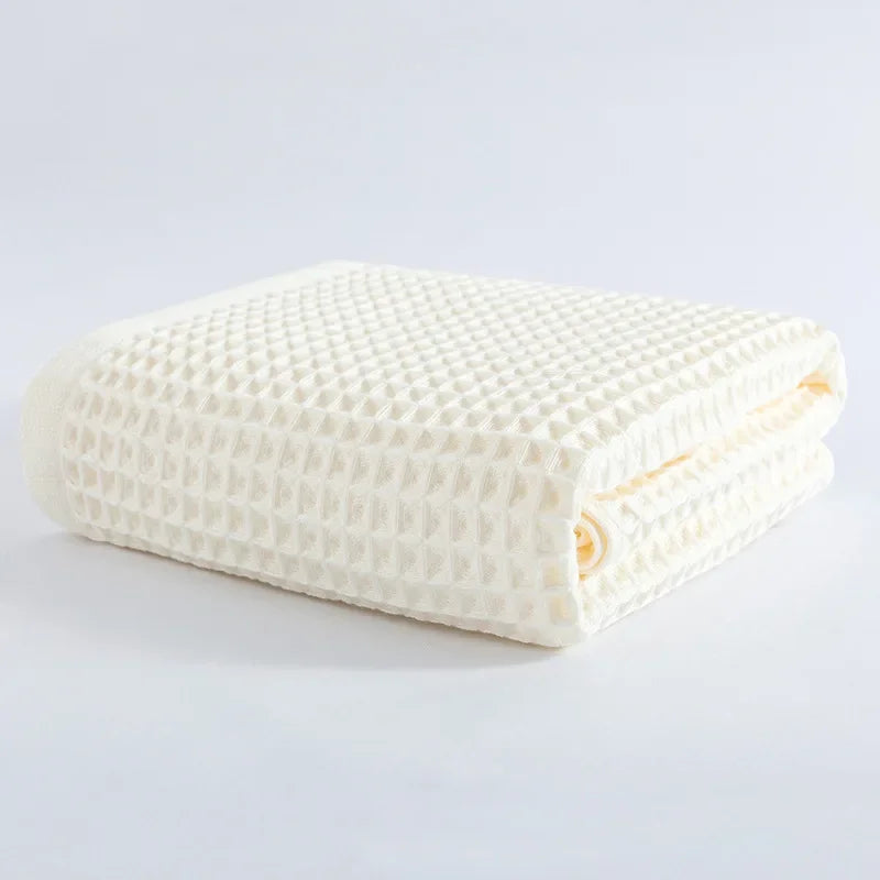 Serviette de bain en coton nid d'abeille — pour adultes et enfants - Nesty (vue 11)