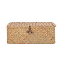 Panier de rangement rectangulaire en jonc de mer - Nesty (vue 7)