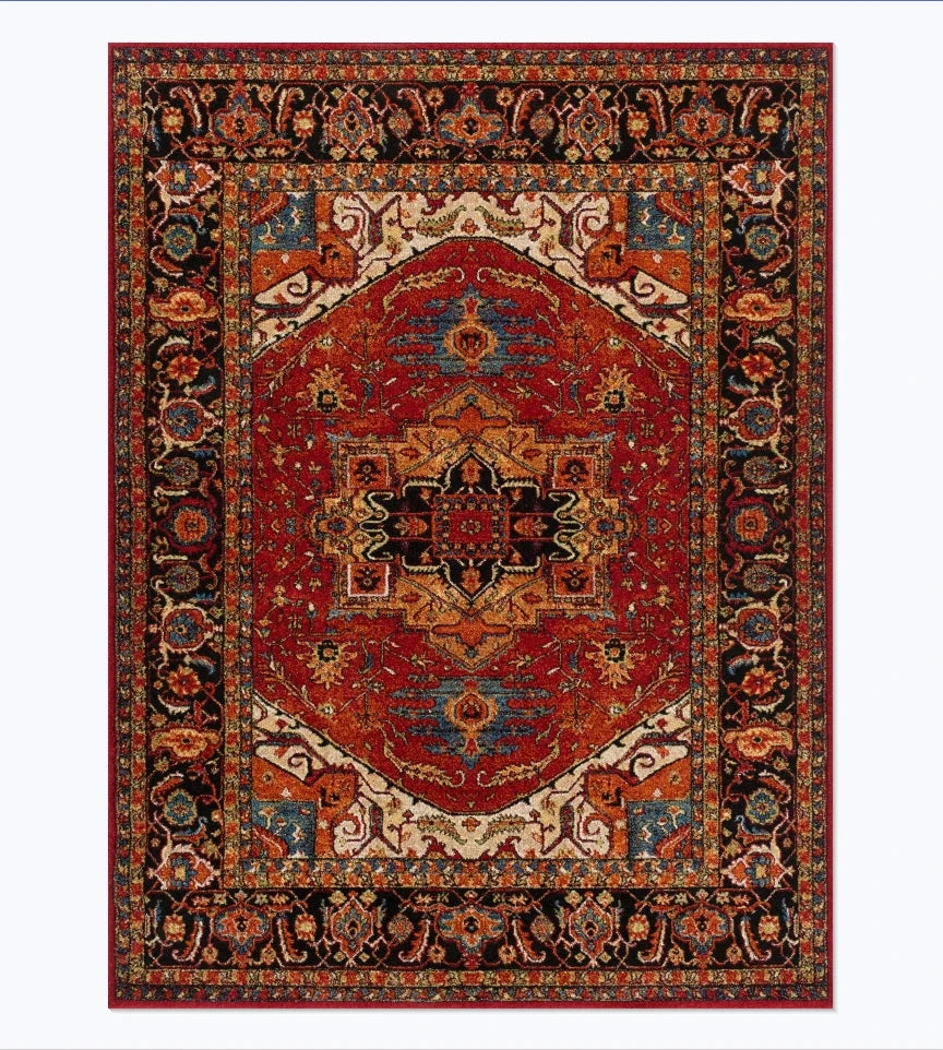 Tapis à motif géométrique rétro pour salon Nesty (vue 11)