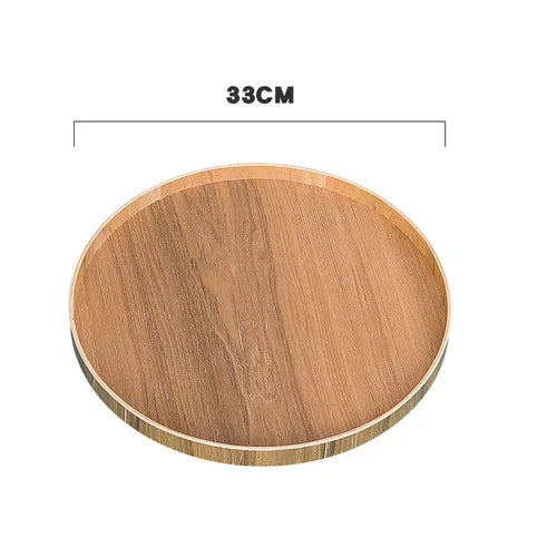 Plateau rond en bois — style japonais - Nesty (vue 9)