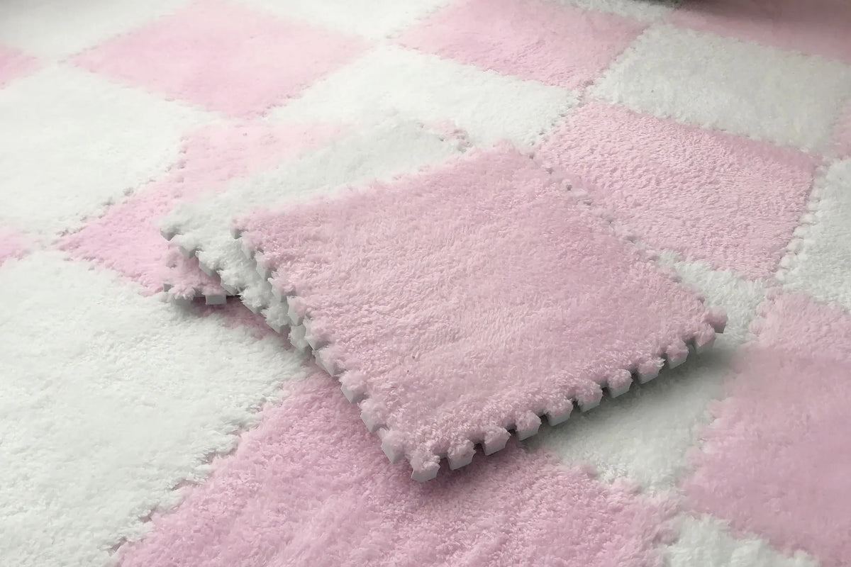 Tapis puzzle moelleux pour enfant — dalles à assembler - Nesty (vue 24)
