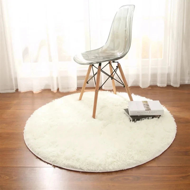 Tapis rond moelleux multicolore Nesty - Chambre d'enfant (vue 7)