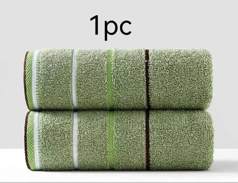 Serviette de bain épaisse en corail polaire — larges rayures, 3 coloris - Nesty (vue 9)