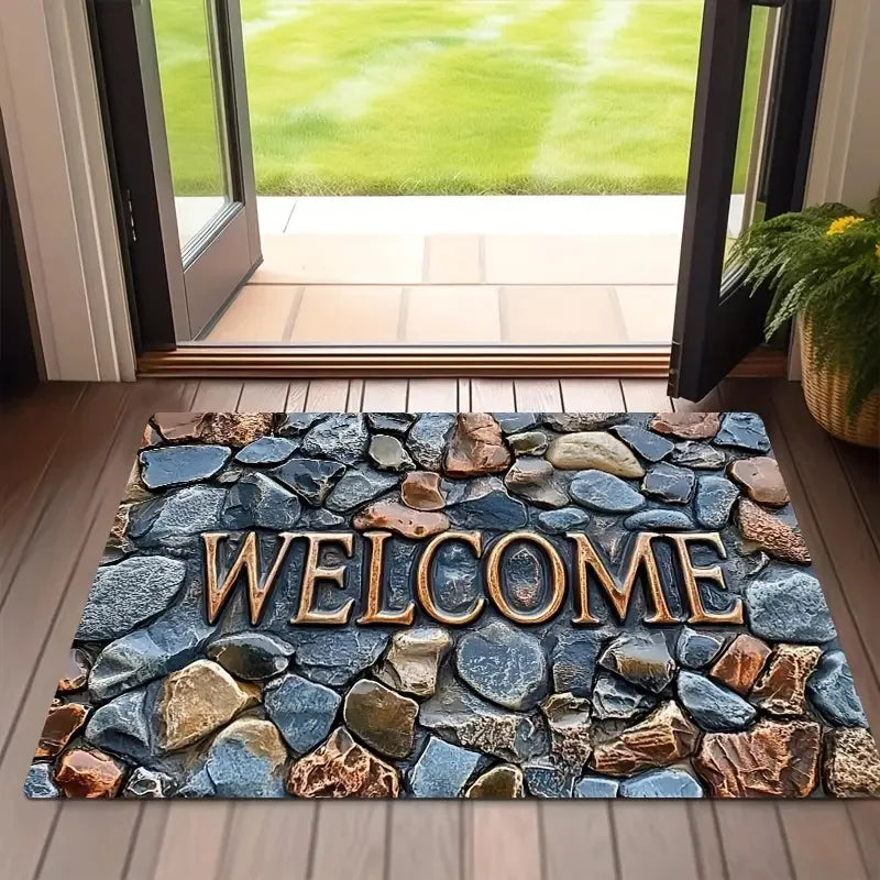 Paillasson Home Sweet Home motif corde et coeur, idée cadeau crémaillère (vue 11) - Nesty